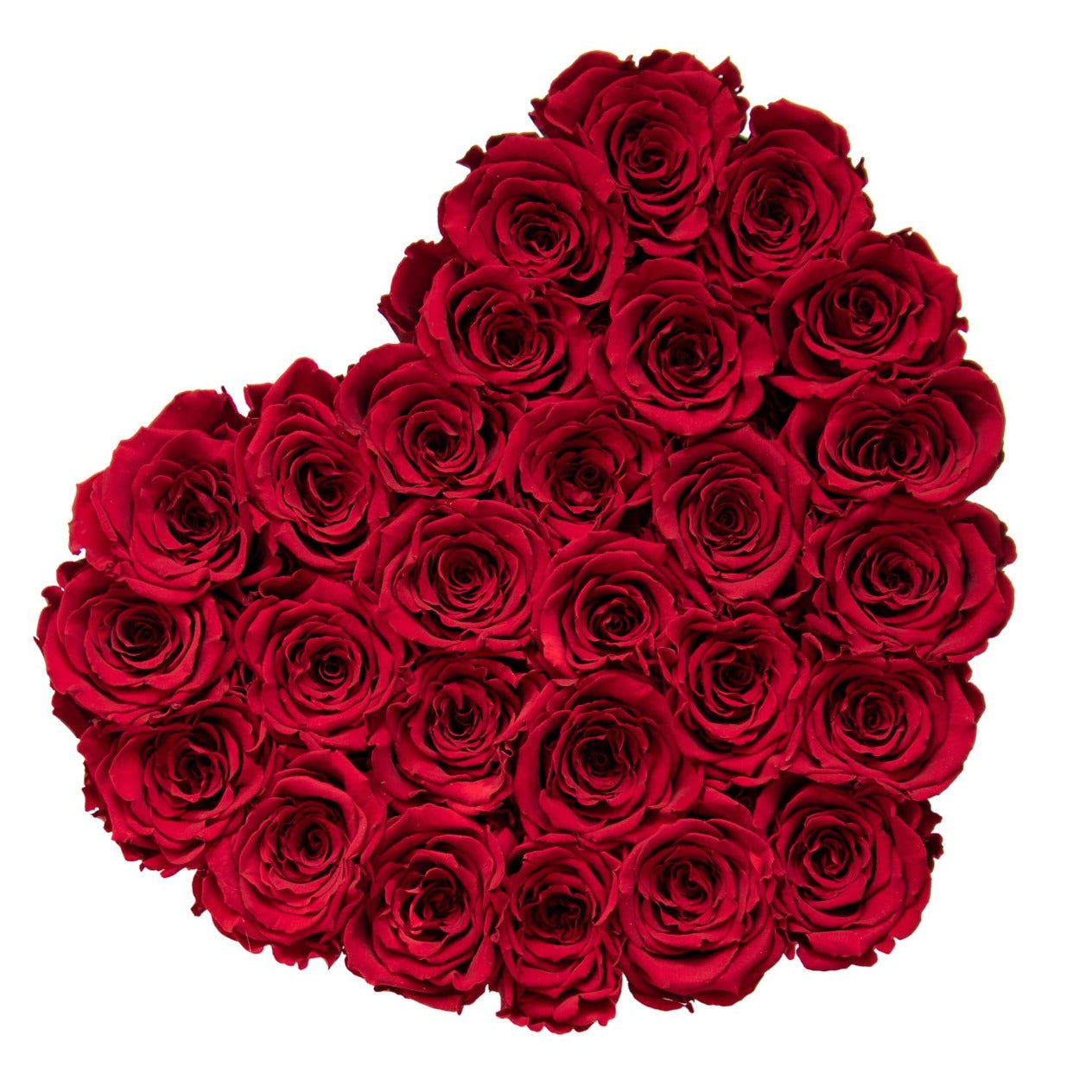 Eternal Roses, Long Lasting Red Roses, 26-30 Roses, Tusen rosor, Heart-shaped  Rose Box